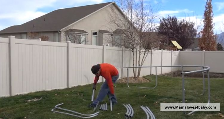 how to disassemble a trampoline 2